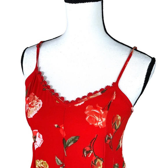 Altar’d State Red Rose Floral Dress - Picture 7 of 7